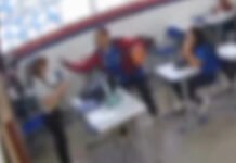 Professora recebe tapa na cara de aluno dentro de sala de aula na Bahia