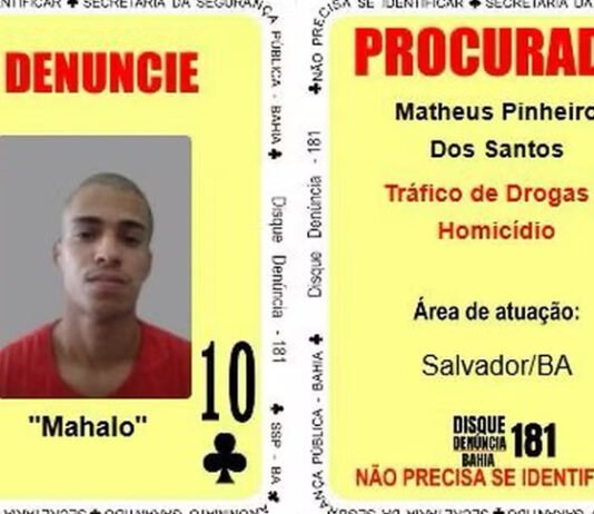 ‘Ariel’, ‘Medina’, Mahalo’ e ‘Kika’: saiba quem são os novos investigados incluídos no catálogo dos mais perigosos da Bahia