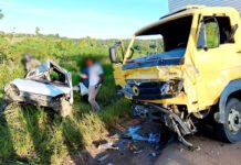 Em Santo Antônio de Jesus: Grave acidente na BR-101 deixa uma pessoa morta; PRF é acionada