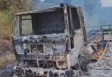 Rodovia é liberada por indígenas após 36h de protesto na BA; ato gerou 20 km de engarrafamento e deixou caminhão depredado