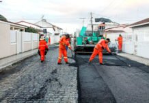 Em SAJ: Prefeitura avança com asfaltamento em 4 ruas; obras realizadas com saldo de recursos fazem parte do planejamento de melhoria da infraestrutura