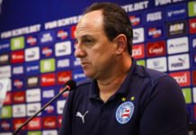 Rogério Ceni defende Marcos Felipe e celebra luta do Bahia na Arena Fonte Nova: ‘Não podemos desistir nunca’