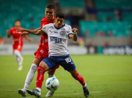 Estreia amarga: Com expulsão de Everton Ribeiro, Bahia empata sem gols com o América de Cali