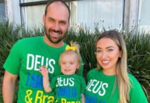Eduardo Bolsonaro diz que STF bloqueou conta bancária de sua esposa