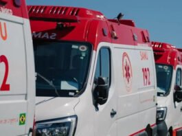 Bahia recebe seis novas ambulâncias do SAMU 192 para atendimento de urgência
