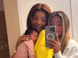 Ludmilla compartilha foto que mostra o rosto da filha Zuri, fruto de seu casamento com Brunna Gonçalves