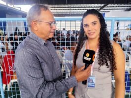 ‘O SUS é o nosso maior plano de saúde, ele é do rico e do pobre’, destacou Milena Quadros, presidente do Conselho Municipal de Saúde em SAJ