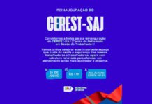 SAJ: Prefeitura informa sobre alteração na data da reinauguração do Centro de Referência em Saúde do Trabalhador (CEREST-SAJ)