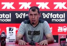 Carille lamenta gol do Sport no fim, mas aponta melhor atuação do Vitória sob seu comando no Brasileiro