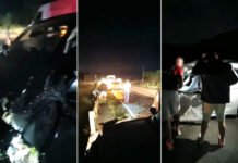BR-101: Grave acidente é registrado próximo a Dom Macedo Costa e deixou 5 pessoas feridas e envolve três veículos, dois deles caíram de ponte; veja vídeo