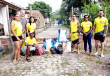 Atletas do Speed Night se unem em ação solidária e arrecadam cerca de 90 quilos em ração para a ONG Amo Animais em Santo Antônio de Jesus