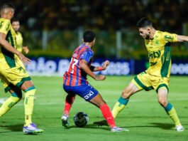 Sem ver a cor da bola, Bahia é atropelado pelo Mirassol fora de casa; tricolor baiano foi derrotado por 5 a 1