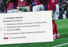 Bahia provoca o Corinthians nas redes com indireta sobre contratação de Kauê Furquim: ‘Triunfo oportunista’