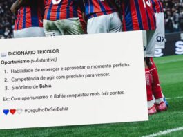 Bahia provoca o Corinthians nas redes com indireta sobre contratação de Kauê Furquim: ‘Triunfo oportunista’