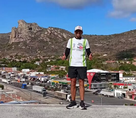 Reciclador corre de São Paulo até cidade do interior da Bahia; percurso tem 2 mil km e viagem durou 24 dias