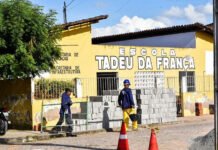 Prefeitura de Cruz inicia reforma completa da Escola Tadeu da França