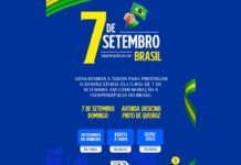 Prefeitura de Santo Antônio de Jesus convida a todos para Hasteamento da Bandeira e Desfile Cívico em alusão ao 7 de Setembro