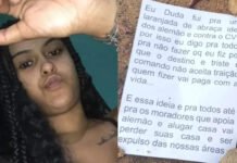 Tribunal do crime: veja teor da carta deixada ao lado de jovem decapitada