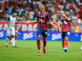 Bahia massacra o Confiança, vence por 5×0 e conquista o penta da Copa do Nordeste em jogo na Fonte Nova