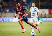 Na Arena Fonte Nova, Bahia sai na frente, mas leva a virada e perde para o Cruzeiro em jogo pelo Brasileirão