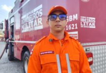 Capitão do Corpo de Bombeiros relatou os detalhes de incêndio em depósito no bairro Calabar em Santo Antônio de Jesus: não houve registro de feridos; veja