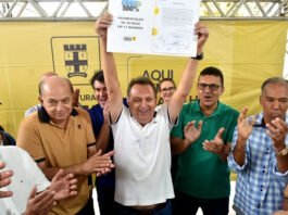 Prefeitura dá largada ao Programa Cruz 100% com a pavimentação de 58 ruas do município: ‘Trabalhando para desenvolver a infraestrutura’, afirma prefeito