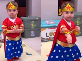 Atriz Claudia Raia é criticada nas redes após postar vídeo do filho caçula fantasiado de Mulher-Maravilha
