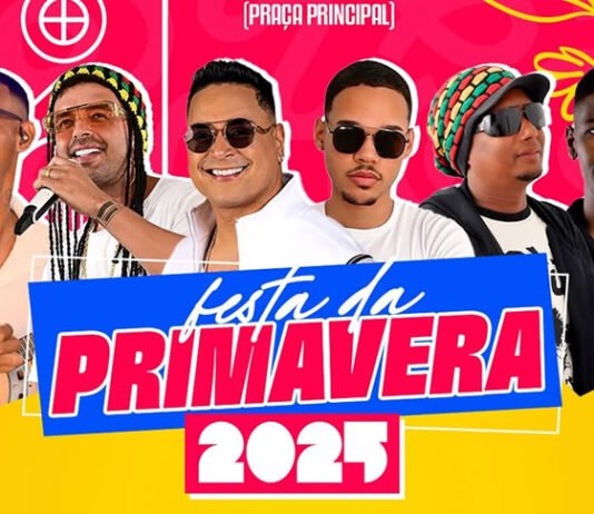 Festa da Primavera 2025 em Salinas promete agitar a cidade neste sábado; Xanddy Harmonia, Vini Brito, Samba do Marquês, Dissidência e Seresta do Rasta