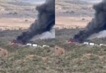 Explosão em engavetamento na BR-116 deixa um morto