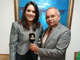 “Emoção dupla, tanto como esposa e parceira de um trabalho muito lindo”, disse Avana Cavalcante sobre a Comenda 2 de Julho concedida a Marco Antônio