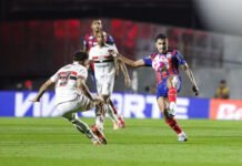 Bahia perde para o São Paulo por 2 a 0 no Morumbis e amarga quinta derrota seguida fora de casa no Brasileiro
