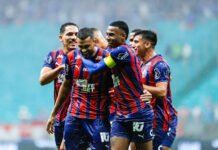 Rumo à Liberta: Bahia supera a chuva e o Internacional em partida atrasada na Arena Fonte Nova pela Série A