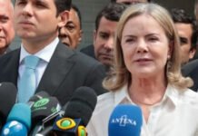 Gleisi se reúne com Hugo Motta e líderes partidários para tratar da redistribuição de cargos no governo federal