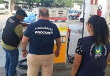 3 postos de combustíveis localizados em Sapeaçu e Cruz das Almas no recôncavo da BA foram flagrados fornecendo combustíveis em quantidades menores