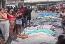 Moradores da Penha carregam dezenas de corpos à Praça São Lucas após operação mais letal do Rio