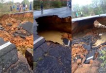 Cratera se abre na BR-116 e trecho de rodovia é totalmente interditado na Bahia; PRF orienta rotas alternativas