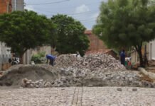 Prefeitura de Cruz avança com programa de pavimentação no bairro Vila Alzira