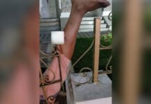 Homem fica preso em grade da Prefeitura de Santo Antônio de Jesus e é resgatado por bombeiros