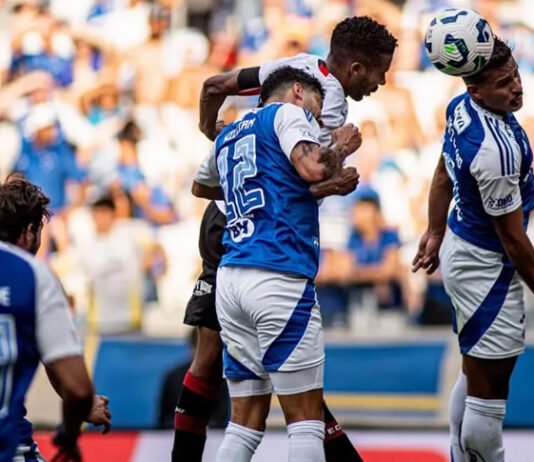 Vitória peca na defesa, é derrotado pelo Cruzeiro por 3 a 1 fora de casa e segue dentro da zona de rebaixamento