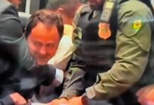 Glauber Braga é retirado a força da cadeira de Hugo Motta na Câmara por agentes de segurança do Congresso