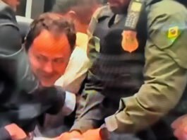 Glauber Braga é retirado a força da cadeira de Hugo Motta na Câmara por agentes de segurança do Congresso