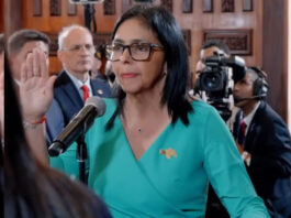 Delcy Rodríguez toma posse como presidente interina da Venezuela após captura de Nicolás Maduro pelos EUA
