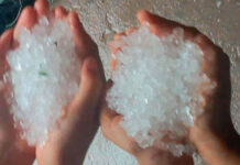 Chuva de granizo é registrada em cidades da BA e assusta moradores; vídeos foram compartilhados nas redes