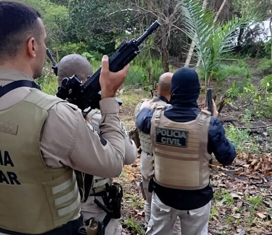 Líder de grupo criminoso atuante em Cruz das Almas foi preso durante ação conjunta; investigado já havia sido preso em dezembro na posse de arma e drogas