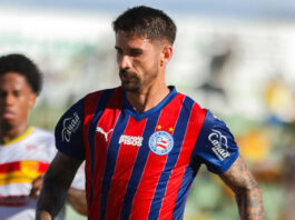 Everaldo marca em reestreia, mas Bahia sofre empate da Juazeirense em jogo válido pelo Campeonato Baiano