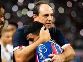 Rogério Ceni reclama da saída do meia Cauly para o São Paulo durante coletiva e diz: ‘Não devia ter ido embora’