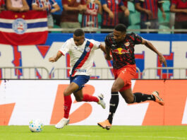 Em jogo seguro, Bahia bate o Bragantino por 2×0, vence a primeira em casa e segue invicto pelo Brasileirão