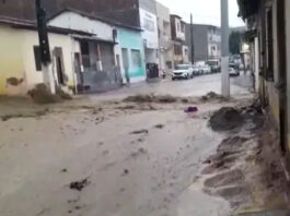 Fortes chuvas deixaram ruas alagadas e provocaram prejuízos em Ubaíra e Mutuípe; moradores relataram perdas e já cobram providências das prefeituras; veja