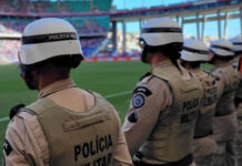 PM mobiliza quase 500 policiais para a segurança do BA-VI da final do Baianão: jogo será na Arena Fonte Nova; confira