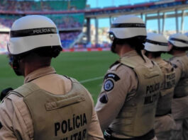 PM mobiliza quase 500 policiais para a segurança do BA-VI da final do Baianão: jogo será na Arena Fonte Nova; confira